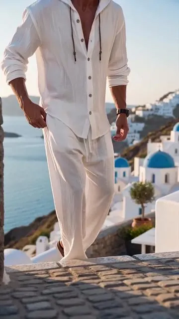 #linen #SummerVibes #tiktokshopholidayhaul #mensfashion #springstyle 