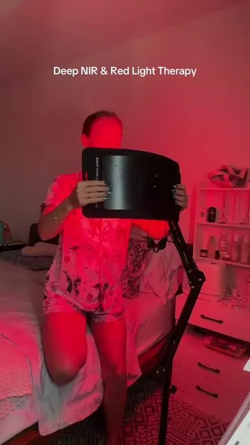 Every night we do our red light therapy and it has been so beneficial for the whole family! #redlighttherapy 