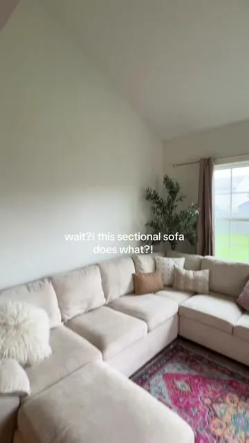 Ready for a sectional sofa that offers extra space and storage!! This one is comfortable and came free to my front door! @Weture Official  #sectionalcouch #sectionalsofa #cloudsectional #livingroomsofa #tiktokshopcreatorpicks