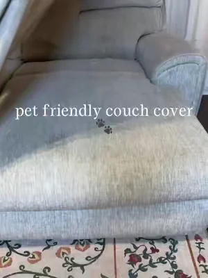 POV: you love your pets but want to keep a clean couch 🐾🤎 #couchcovers #petfriendlyhome 