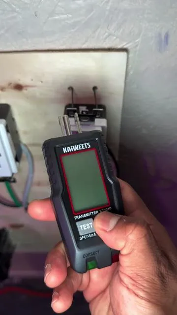 Kaiweets smart electrical outlets tester #electrical #electrician #circuitbreaker #electriciantools #tools 