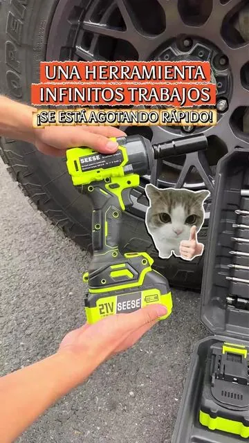 Perfora agujeros, atornilla largo y desmonta tuercas — todo con una sola herramienta compacta. Tres máquinas en tu mano. 🔄🛠️ #Summervibes #tools #fyp #seesenewarrivals #impactwrench 