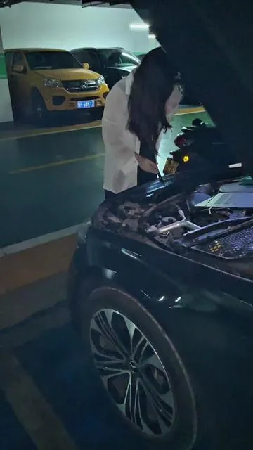 Stop digging around in the dark for lost bolts. This magnetic pickup tool has a bright LED light, a flexible head, and a strong magnetic tip to grab parts in seconds. #mechanic #autorepair #magnetic #carsoftiktok #fyp  