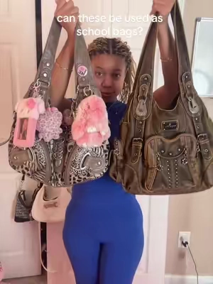 if you’ve been wanting to use an angelkiss bag for school, definitely get their largest size! #angelkiss #schoolbag #backtoschool 