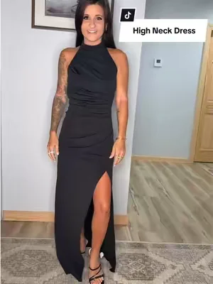 Such a good dress to dress up or down, especially all the colors available! 🙌🏼 #dress #weddingguestdress #blackdress #datenightoutfit 