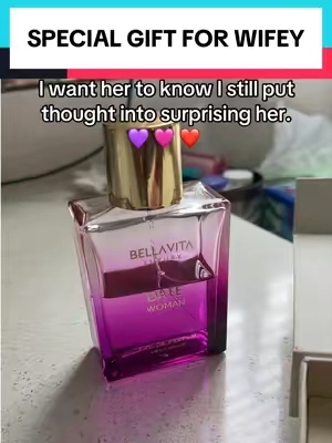 Surprised my wife with a perfume discovery set from Bellavita.. just because. No occasion needed, just romance. #giftforher #perfume #perfumetiktok #smellgood #romance 