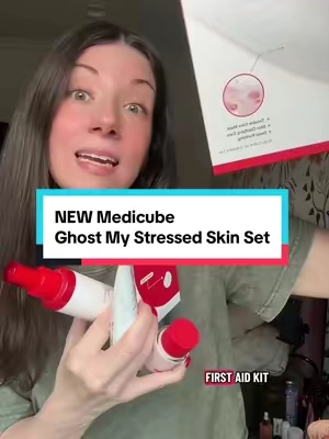 NEW Medicube Ghost My Stressed Skin For Acne Prone, troubled, breakout prone skin. #medicube #acne #pimple #fullfacepimplepatch #kbeauty 
