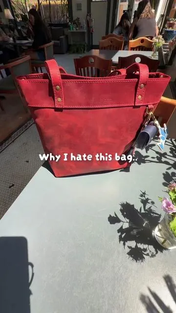 Ugh…this tote! @PORTLAND LEATHER GOODS #plginsiders #leathertok #portlandleather #newbag #mombag 