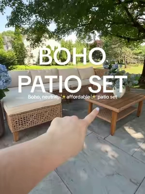 Already clocked hours on this beauty 👏🏻 #patioset #patiodecor #patiofurniture #tiktokshopcreatorpicks #patioideas 