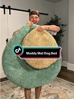 even the small ones are impressive!  #muddymat #dogbed #CleanTok #dogaccessories #dogparents 