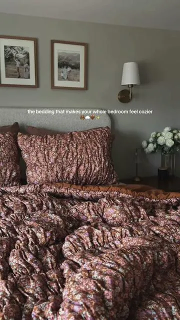 🤎🤎🤎 @Melex Home  #comforter #cozy #fallbedding #seasonschange #masterbedroom 