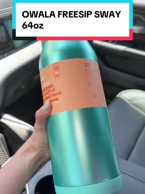 Owala just came out with their biggest tumblers yet! This is the Freesip Sway in the new 64oz size ✨ @Owala #tiktokshopcreatorpicks #owala #owalafreesipsway #waterbottle #tumbler 