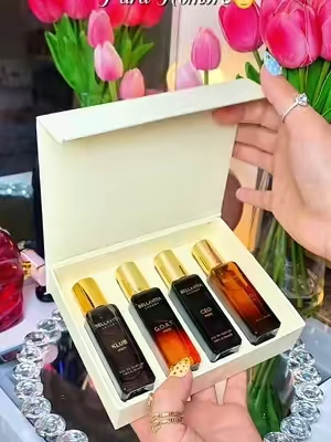 BellaVita Luxury's Perfume Gift Set for Men | 4 Luxury Minis | Long Lasting | G.O.A.T, Oud, CEO Man, Klub Man| Eau De Parfum | Portable Perfume Kit | Perfect Gift for Men @BellaVitashop 
