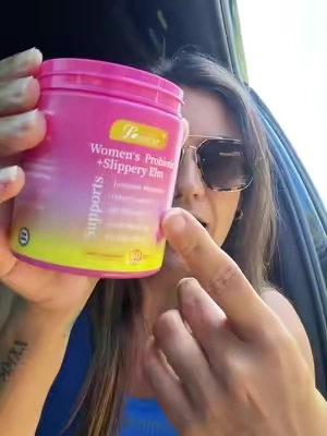 Happy healthy lady bit! #probiotics #womenshealth 