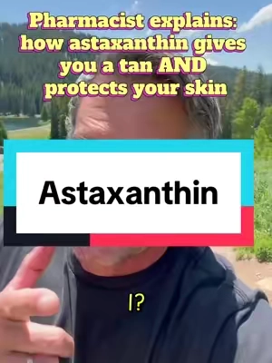 Here’s what astaxanthin does under your skin 👇 It’s a beta carotenoid. It settles just below the surface and: ☀️ Deposits natural color for that tanned look 🛡️ Reduces UV damage ✨ Protects and builds collagen 🔥 Makes sunburns less likely and milder UV breaks down collagen, and that’s what causes wrinkles. Astaxanthin protects from the inside, so you get the color without the damage. #philsmypharmacist #tiktokshopcreatorpicks #astaxanthin 