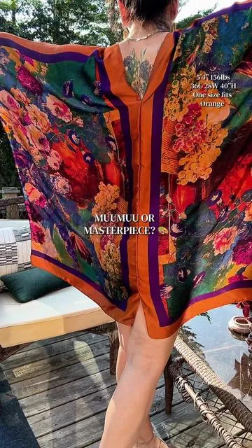 Beach cover-up by day, belted dress by night. ☀️🌴 I love that it comes in so many prints and colors, so you can find one that fits your style. @IROJEFF   #beachcoverup #kaftan #over40fashion  #vacationstyle #resortwear 