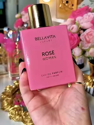 Bellavita Luxury Rose Woman Eau De Parfum 100ML | Floral & Long Lasting Perfume for Women | Luxury & Romantic Fragrance Gift for Women | Vegan & Cruelty Free #tiktokshopsummersale #perfume @BellaVitashop 