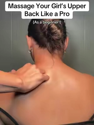 Linked my favorite massage oil right above my name, try this one out + let me know what you think :) #massage #partnermassage #howtomassage #backmassage 