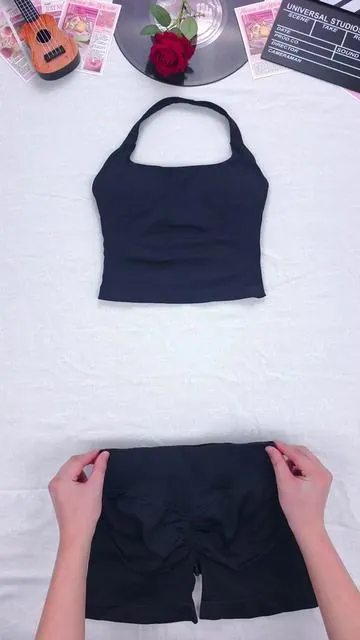 The perfect mix of sporty, comfy, and cute 💕🔥 #workoutset #gymgirl #activewear #yogaset #tiktokshopsummersale