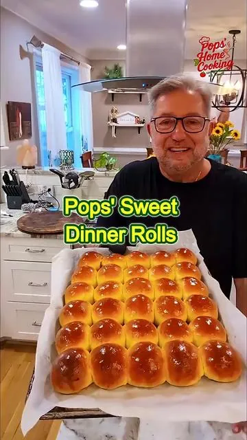 These sweet dinner rolls are soft, buttery, and pull apart perfectly. They taste like they came straight from a bakery, but they're easy enough for anyone to make at home. A lot of you ask about the stand mixer I use. I've had this KitchenAid for well over a decade, and it's never let me down. Right now it's 24% off with free shipping in the TikTok Shop. If you've been thinking about investing in a quality stand mixer, this is a great time to do it. Just tap the product link in this video. 🍞 Pops' Sweet Dinner Rolls Ingredients 🥛 1 C warm milk (240 ml) or 1 C water + 3 Tbsp milk powder 🍯 ½ C sugar (100 g) 🍞 1 Tbsp instant yeast (10 g) 🥚 2 large eggs (or 2 medium + 1 yolk) 🧂 1½ tsp salt (9 g) 🍞 5 C bread flour (650 g) 🧈 ½ C butter, softened (115 g) 🛢️ 2 tsp oil (10 g) Method 👨‍🍳 Combine milk, sugar & yeast; rest 5 min. 🥣 Add eggs & flour, then salt; mix until combined. 💪 Knead 4 min. Add butter & oil; knead 4–5 min more until silky. ⏲️ Rise 1–1½ hours until doubled. 🥖 Divide into 30 rolls (38–40 g / 1.3 oz each) and shape. 🧺 Rise 30–45 min. Brush with egg wash (1 egg + 1 tsp water). 🔥 Bake at 350°F (175°C) for 18–20 min on the middle rack. Brush with butter while warm. These rolls are perfect for sliders, burgers, pulled pork, backyard barbecues, picnics, or simply warm with a little butter. If you make them, I'd love to see your pictures! #popshomecooking #dinnerrolls #breadtok #homemadebread #kitchenaid