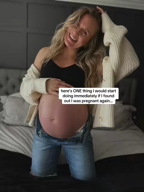 Once I learned that stretch marks start forming before you can see them, I immediately knew I needed to be proactive rather than reactive bc stretch marks can be permanent 😫 I love love this combo! I’ve even been using it postpartum as my belly returns to ‘normal’ and love it just as much! #pregnancyjourney #stretchmarks #pregnantbellybump 