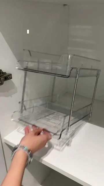 Organizing my cabinet with my new organizers 🥰🙌#SummerWins #organization #DealsForYourDays #TikTokShopSummerSale 