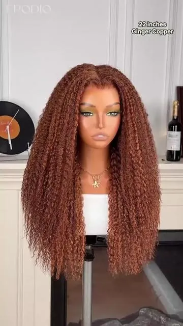 The definition is crazy. 😍🔥#frodiohair #fyp #wig #summervibess #curlyhair #summerlooks
