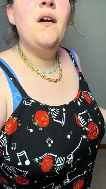 #halloween #spookyseason #romper #bloomchic #plussize 