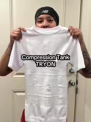 Comeoression Tank Top Shirts are so comfortable & summer is here I’m showing out 🤎!! #compressionshirt #fyp #viralvideo #tiktokshopaffiliate #gymwear 