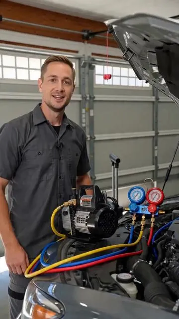 Stop paying shop fees! 🛠️ This AC vacuum kit does it ALL 🔥 #weeklydeals #payday #HVACTools #AutoRepair #TikTokMadeMeBuyIt #CarCare