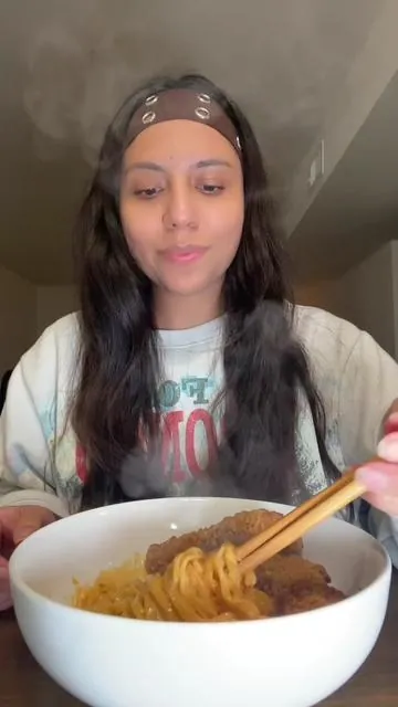 Trust me on this…you have to try the Buldak Cream Carbonara!! It’s so good!! @buldak global #mukbang  #tiktokshop #foodie 
