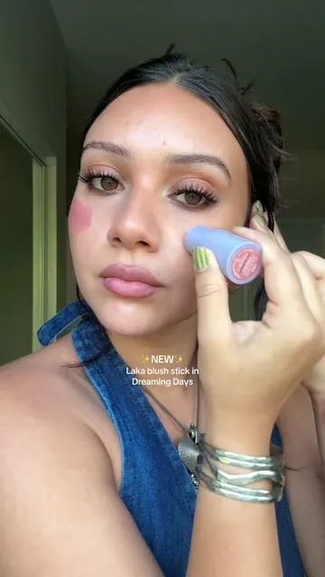 A recent fav!! @Laka US #lakabeauty #blush #blushstick #tiktokshopcreatorpicks 