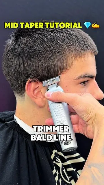 Mid taper using my favorite clippers by stylecraft🔥🔥 get them on my ttshop link🦅 #barbershop #tapertutorial #fyp #foryou #burstfade 