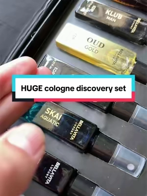 Men’s Cologne discovery set 🤤 #cologne #menscologne #bellavita #bellavitaluxury #fragrancetiktok 