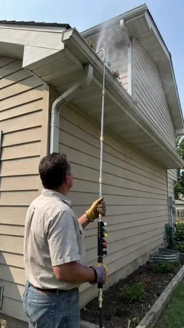If tall jobs are scary or annoying, this kit makes them easy. Drop a if you need this! Link in bio. #PressureWasher#extensions#HouseWashing#PressureWasherAccessorie#OutdoorCleaning