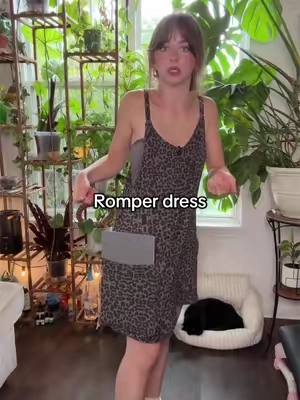 The most practical and comfy summer outfit! #romper #dress #summeroutfits #summerwins #cotton 