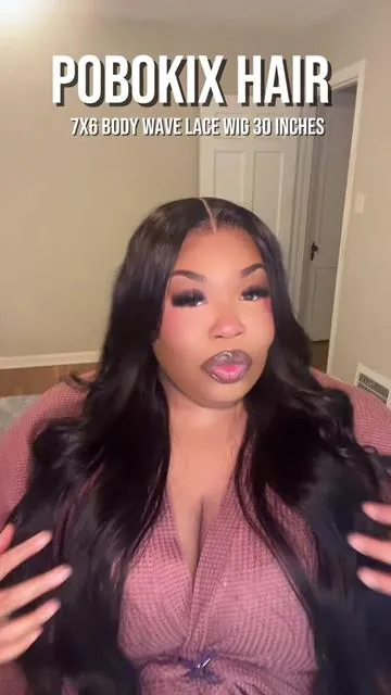 The BEST 30inch body wave glueless wig 10/10!! True to length & the quality was everything! @Pobokix  #wiginstall #gluelesswig #bodywavewigs 
