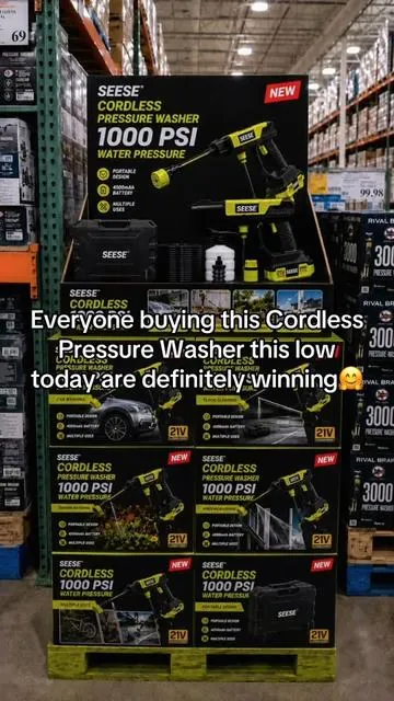 SEESE Cordless Pressure Washer 
