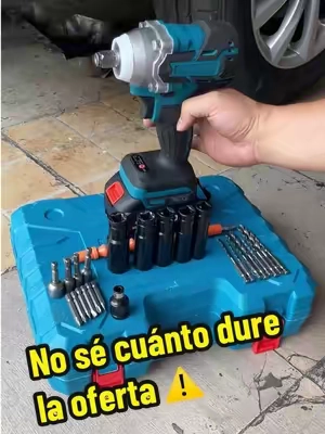 Ya dejen de usar esas llaves de impacto de juguete, esta bestia es otro nivel 🚀  La llave de impacto 3 en 1 que está reemplazando varias herramientas en el garage 🚗 #HerramientasAuto #LlaveDeImpacto #DealsforYouDays #DIYAutomotriz #TikTokShop