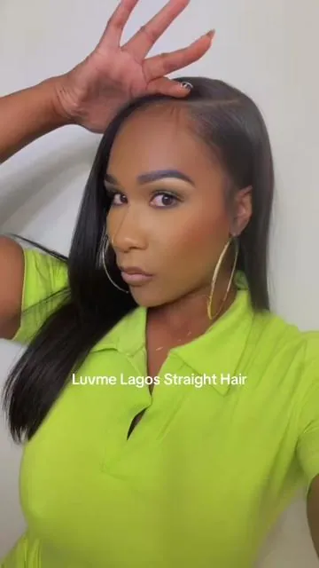 This is my first time trying this lace style, and I’m impressed. @Luvmehair  #luvmelagos #luvmewigs #lagoswigs #gluelesswig 