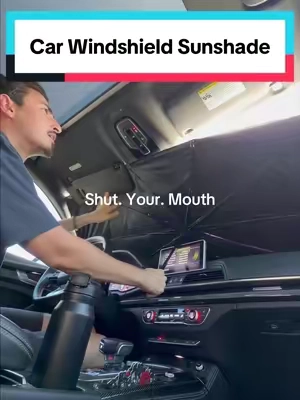 Summer car must have! 😳 #carsunshade #windshieldsunshade #sunshade #caraccessories #summeressentials 