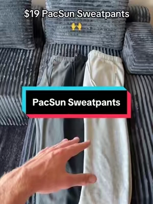 6’1 170 wearing size L🤝 #pacsun #sweatpants #tiktokshopmademebuyit #baggysweats #baggyfit 