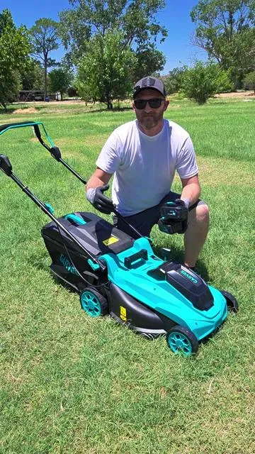 #lawncare #electricmower #yardwork #lawntok #tiktokshop 