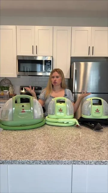 Make sure you don’t buy the wrong one 🥹 #bisselllittlegreenmachine #bisselllittlegreen #carpetcleaning #upholsterycleaner #bissellclean 