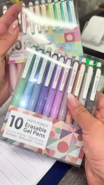 Erasable Gel Pens ✍🏼 #magicpen #erasablepen #backtoschoolshopping #planner #shuttleart 
