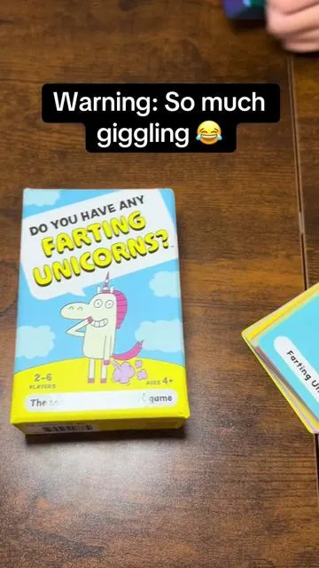 The game my kids won’t stop asking for. #fartingunicorns #cardgames #familygames #cardgamesforkids #summeractivitiesforkids 
