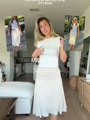 I loveee midi skirts they're so pinterest girl