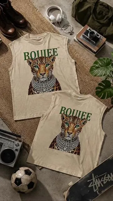 Retro leopard-print shirt #vintage #tanktop #forwomen #leopard #trending 