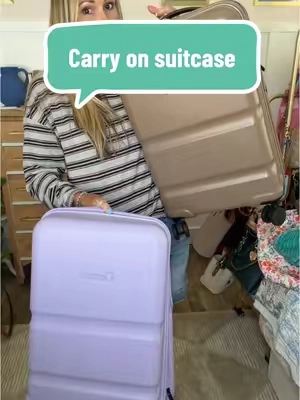 This deal is good and this is the perfect size carry on and the colors are everything @Comfrt #comfrt #suitcase #traveltok #travelbag #suitcasepacking #summertravel 