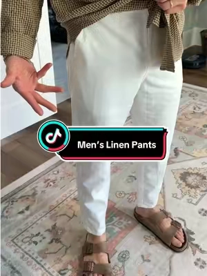 these are too cheap to not snag 😭 #linenpants #summeroutfits #mensfashion #styleinspo #menspants 